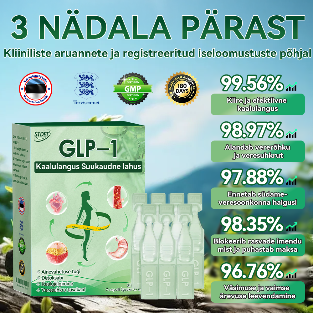 🏥𝗧𝗮𝗿𝘁𝘂 Ü𝗹𝗶𝗸𝗼𝗼𝗹𝗶 𝗞𝗹𝗶𝗶𝗻𝗶𝗸𝘂𝗺𝗶 𝘀𝗼𝗼𝘃𝗶𝘁𝘂𝘀𝗲𝗱 |𝗮𝗺𝗲𝘁𝗹𝗶𝗸 𝗽𝗼𝗼𝗱|🍀𝐒𝐓𝐃𝗘𝗜® 𝐆𝐋𝐏-𝟏 𝐊𝐚𝐚𝐥𝐮𝐥𝐚𝐧𝐠𝐮𝐬 𝐒𝐮𝐮𝐤𝐚𝐮𝐝𝐧𝐞 𝐥𝐚𝐡𝐮𝐬-👨⚕️𝑹𝒂𝒔𝒗𝒖𝒎𝒊𝒏𝒆, 𝒔ü𝒅𝒂𝒎𝒆-𝒗𝒆𝒓𝒆𝒔𝒐𝒐𝒏𝒌𝒐𝒏𝒏𝒂 𝒉𝒂𝒊𝒈𝒖𝒔𝒆𝒅, 𝒅𝒊𝒂𝒃𝒆𝒆𝒕, 𝒖𝒏𝒆𝒂𝒑𝒏𝒐𝒆, 𝒍𝒊𝒊𝒈𝒆𝒔𝒆𝒑𝒓𝒐𝒃𝒍𝒆𝒆𝒎𝒊𝒅 𝒋𝒂 𝒑𝒂𝒍𝒋𝒖 𝒎𝒖𝒖𝒅