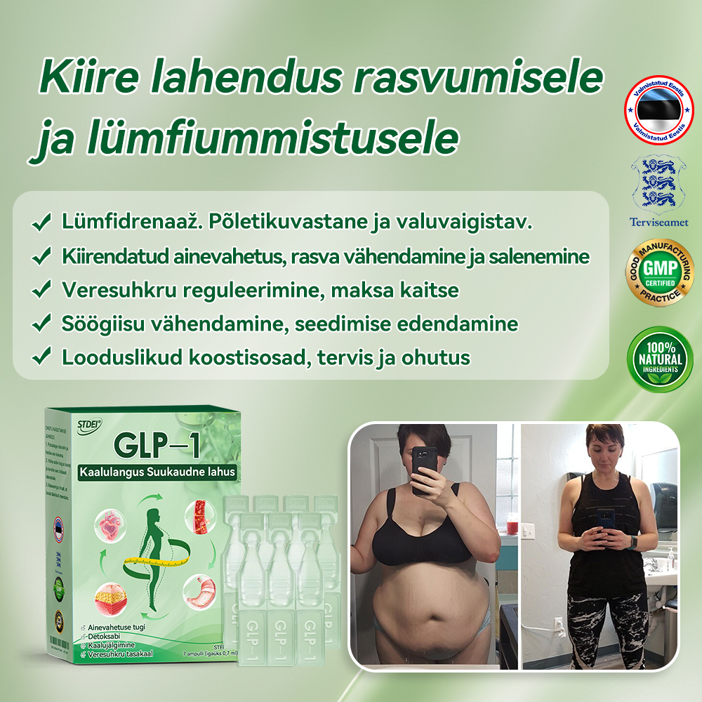 🏥𝗧𝗮𝗿𝘁𝘂 Ü𝗹𝗶𝗸𝗼𝗼𝗹𝗶 𝗞𝗹𝗶𝗶𝗻𝗶𝗸𝘂𝗺𝗶 𝘀𝗼𝗼𝘃𝗶𝘁𝘂𝘀𝗲𝗱 |𝗮𝗺𝗲𝘁𝗹𝗶𝗸 𝗽𝗼𝗼𝗱|🍀𝐒𝐓𝐃𝗘𝗜® 𝐆𝐋𝐏-𝟏 𝐊𝐚𝐚𝐥𝐮𝐥𝐚𝐧𝐠𝐮𝐬 𝐒𝐮𝐮𝐤𝐚𝐮𝐝𝐧𝐞 𝐥𝐚𝐡𝐮𝐬-👨⚕️𝑹𝒂𝒔𝒗𝒖𝒎𝒊𝒏𝒆, 𝒔ü𝒅𝒂𝒎𝒆-𝒗𝒆𝒓𝒆𝒔𝒐𝒐𝒏𝒌𝒐𝒏𝒏𝒂 𝒉𝒂𝒊𝒈𝒖𝒔𝒆𝒅, 𝒅𝒊𝒂𝒃𝒆𝒆𝒕, 𝒖𝒏𝒆𝒂𝒑𝒏𝒐𝒆, 𝒍𝒊𝒊𝒈𝒆𝒔𝒆𝒑𝒓𝒐𝒃𝒍𝒆𝒆𝒎𝒊𝒅 𝒋𝒂 𝒑𝒂𝒍𝒋𝒖 𝒎𝒖𝒖𝒅