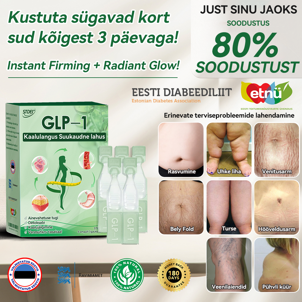 Tartu Ülikooli Kliinikumi soovitused |ametlik pood | 🐮𝐒𝐓𝐃𝐄𝐈® 𝐆𝐋𝐏-𝟏 𝐊𝐚𝐚𝐥𝐮𝐥𝐚𝐧𝐠𝐮𝐬 𝐒𝐮𝐮𝐤𝐚𝐮𝐝𝐧𝐞 𝐥𝐚𝐡𝐮𝐬- 👨⚕️ Rasvumine, südame-veresoonkonna haigused, diabeet, uneapnoe, liigeseprobleemid ja palju muud