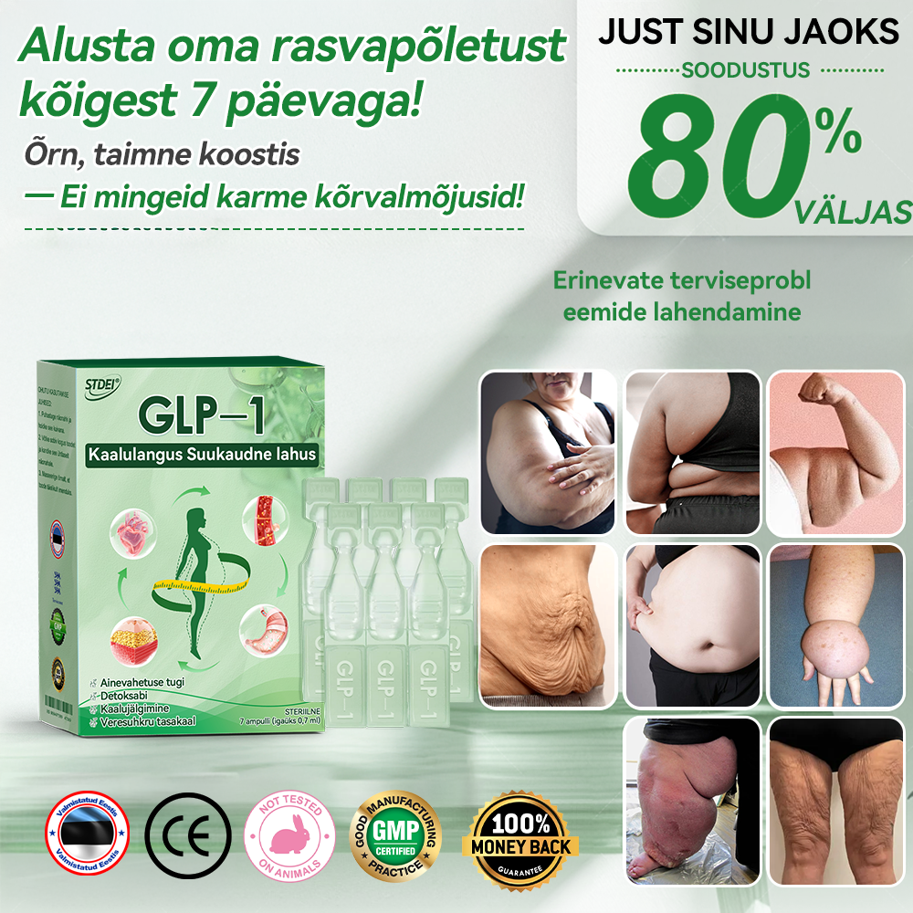 🏥𝗧𝗮𝗿𝘁𝘂 Ü𝗹𝗶𝗸𝗼𝗼𝗹𝗶 𝗞𝗹𝗶𝗶𝗻𝗶𝗸𝘂𝗺𝗶 𝘀𝗼𝗼𝘃𝗶𝘁𝘂𝘀𝗲𝗱 |𝗮𝗺𝗲𝘁𝗹𝗶𝗸 𝗽𝗼𝗼𝗱|🍀𝐒𝐓𝐃𝗘𝗜® 𝐆𝐋𝐏-𝟏 𝐊𝐚𝐚𝐥𝐮𝐥𝐚𝐧𝐠𝐮𝐬 𝐒𝐮𝐮𝐤𝐚𝐮𝐝𝐧𝐞 𝐥𝐚𝐡𝐮𝐬-👨⚕️𝑹𝒂𝒔𝒗𝒖𝒎𝒊𝒏𝒆, 𝒔ü𝒅𝒂𝒎𝒆-𝒗𝒆𝒓𝒆𝒔𝒐𝒐𝒏𝒌𝒐𝒏𝒏𝒂 𝒉𝒂𝒊𝒈𝒖𝒔𝒆𝒅, 𝒅𝒊𝒂𝒃𝒆𝒆𝒕, 𝒖𝒏𝒆𝒂𝒑𝒏𝒐𝒆, 𝒍𝒊𝒊𝒈𝒆𝒔𝒆𝒑𝒓𝒐𝒃𝒍𝒆𝒆𝒎𝒊𝒅 𝒋𝒂 𝒑𝒂𝒍𝒋𝒖 𝒎𝒖𝒖𝒅