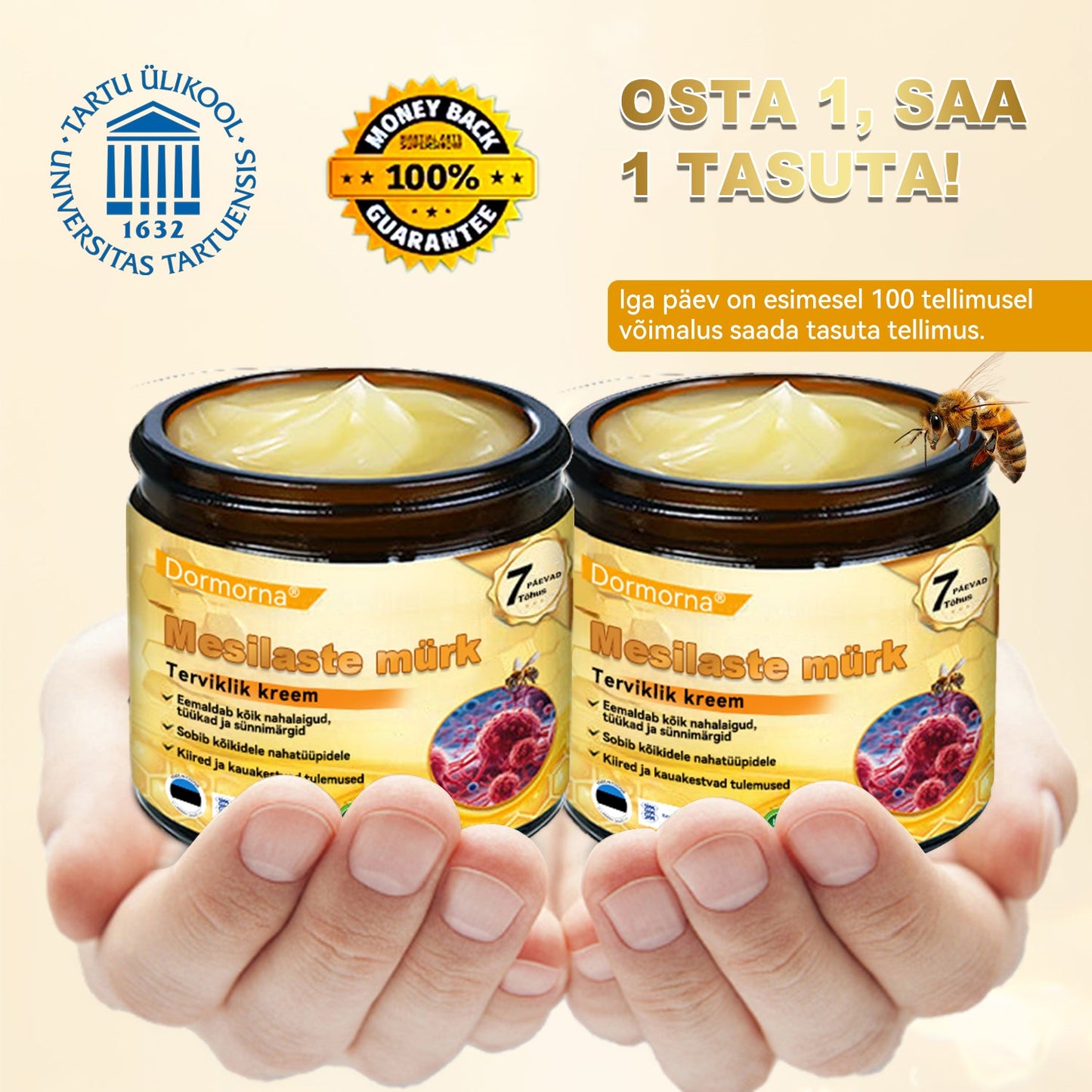 𝗩𝗮𝗹𝗺𝗶𝘀𝘁𝗮𝘁𝘂𝗱 𝗷𝗮 𝘀𝗮𝗮𝗱𝗲𝘁𝘂𝗱 𝗘𝗲𝘀𝘁𝗶𝘀𝘁🍃𝐃𝐨𝐫𝐦𝐨𝐫𝗻𝗮® 𝐌𝐞𝐬𝐢𝐥𝐚𝐬𝐭𝐞 𝐦ü𝐫𝐤 𝐓𝐞𝐫𝐯𝐢𝐤𝐥𝐢𝐤 𝐤𝐫𝐞𝐞𝐦🌟𝑽𝑰𝑰𝑴𝑨𝑵𝑬 𝑷Ä𝑬𝑽 80% 𝑴𝑨𝑯𝑨🔥🔥